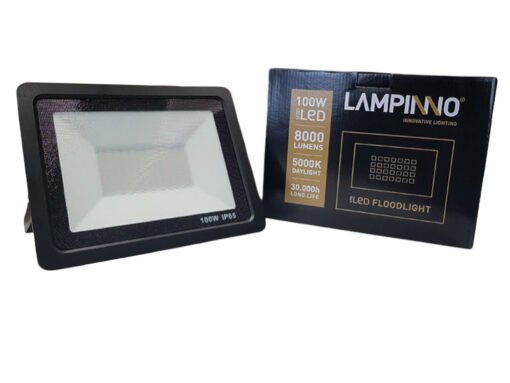 100W 5000K Floodlights Frosted Glass SMD LED Waterproof - Image 2