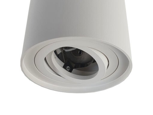 GU10 Surface-mounted spot fixture cylinder sand white tiltable large - Image 5