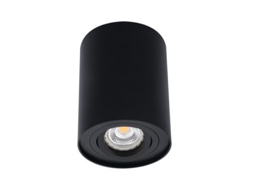 GU10 Surface-mounted spot fixture cylinder sand black tiltable large - Image 4
