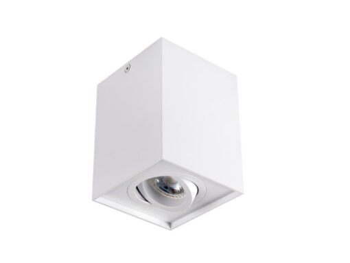 GU10 Surface-mounted spotlight fixture rectangular sand white tiltable large - Image 6