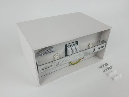 GU10 Surface-mounted spotlight fixture rectangular dual fittings sand white tiltable - Image 5