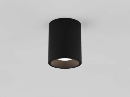 GU10 Surface mounted spotlight fixture cylinder sand black - Image 3