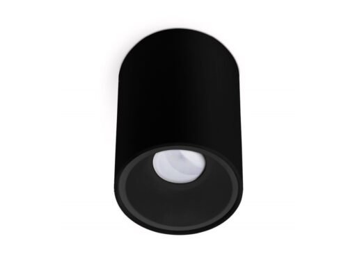 GU10 Surface mounted spotlight fixture cylinder sand black - Image 4