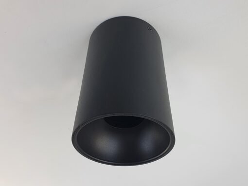 GU10 Surface mounted spotlight fixture cylinder sand black - Image 5
