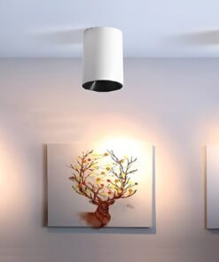 Alternative view of GU10 Surface mounted spotlight fixture cylinder sand black