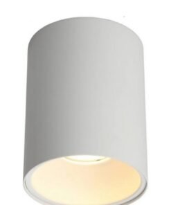GU10 Surface mounted spotlight fixture cylinder sand white