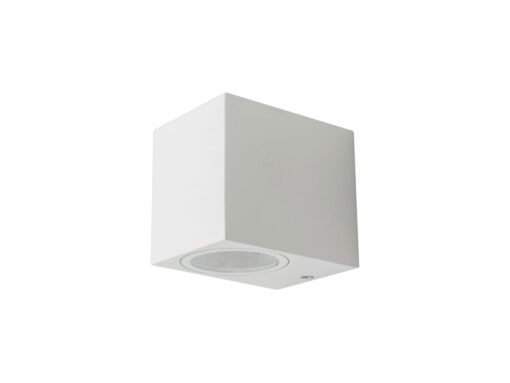 Wall lamp modern rectangular GU10 fitting sand white waterproof