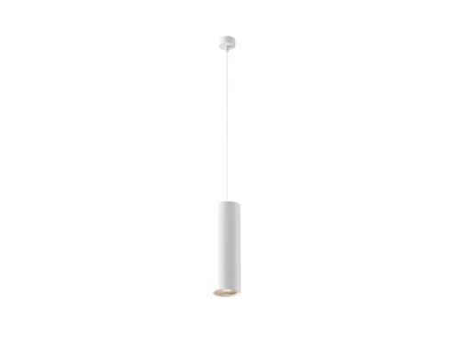 GU10 Decorative Hanging lamp cylinder 24cm sand white