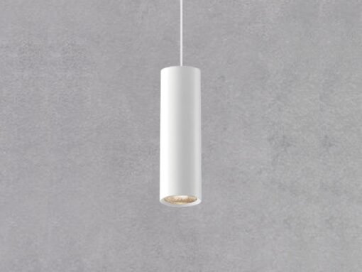 GU10 Decorative Hanging lamp cylinder 24cm sand white - Image 5