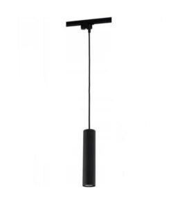 Track light spot GU10 Decorative Hanging lamp cylinder 24cm sand black