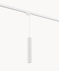 Track light spot GU10 Decorative Hanging lamp cylinder 24cm sand white