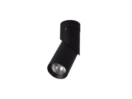 GU10 Surface-mounted spot fixture cylinder sand black rotatable - Image 3