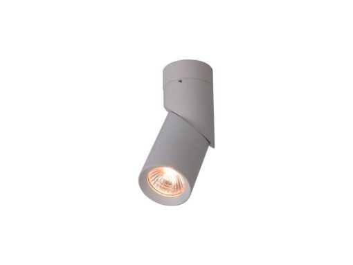 GU10 Surface-mounted spot fixture cylinder sand white rotatable