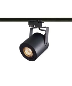 Track light spot GU10 fixture cylinder sand black rotatable