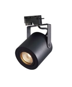 Alternative view of Track light spot GU10 fixture cylinder sand black rotatable