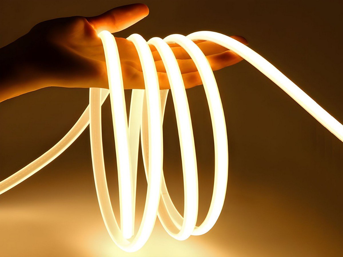 20 meters 5.5W m SMD Neon LED Strip waterproof 3000K LAMPINNO