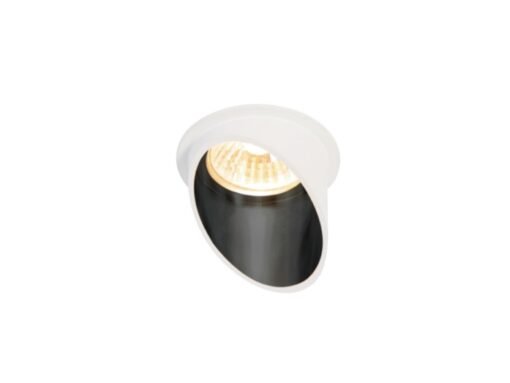 GU10 Recessed design fixture cylinder sand white and black with lamp holder