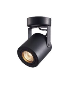 GU10 Surface-mounted spot fixture cylinder sand black rotatable