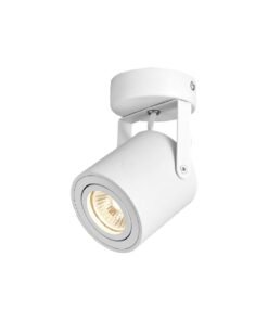 GU10 Surface-mounted spot fixture cylinder sand white rotatable