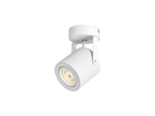 GU10 Surface-mounted spot fixture cylinder sand white rotatable