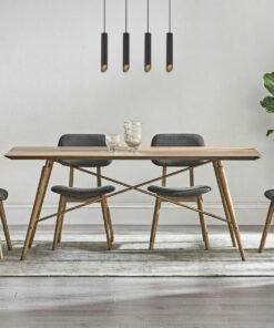 Alternative view of GU10 Decorative Hanging lamp cylinder sand black 30cm