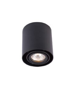 GU10 Surface-mounted spotlight fixture cylinder sand black tiltable