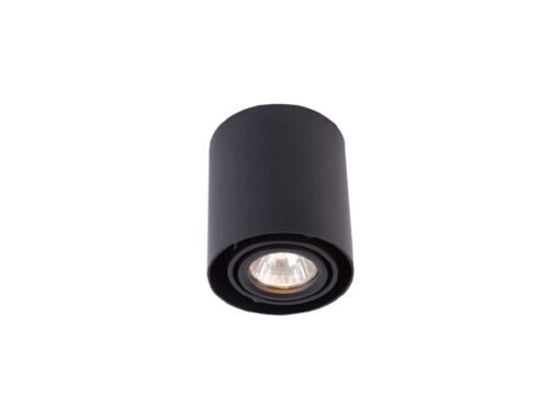 GU10 Surface-mounted spotlight fixture cylinder sand black tiltable