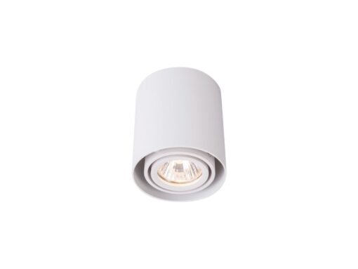 GU10 Surface-mounted spot fixture cylinder sand white tiltable