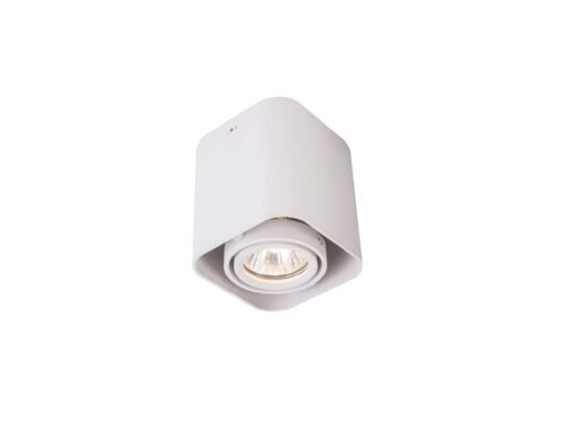 GU10 Surface-mounted spotlight fixture rectangular sand white tiltable