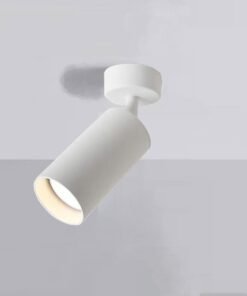 GU10 Surface-mounted spot fixture cylinder sand white rotatable