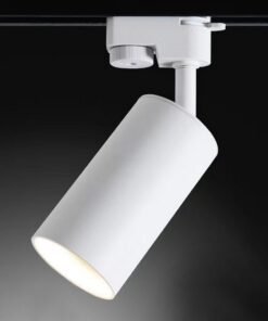 Track light spot GU10 fixture cylinder sand white rotatable