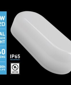 Alternative view of 12W 3000K Surface-mounted LED Panel oval waterproof fire-resistant