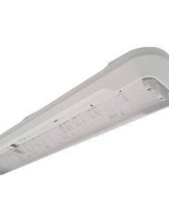 60cm Pro Design double LED TL T8 fixture waterproof white with reflector