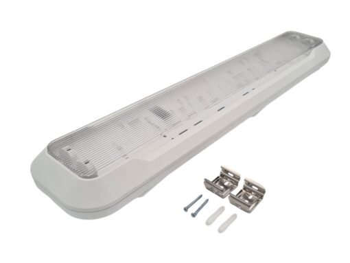 60cm Pro Design double LED TL T8 fixture waterproof white with reflector - Image 3