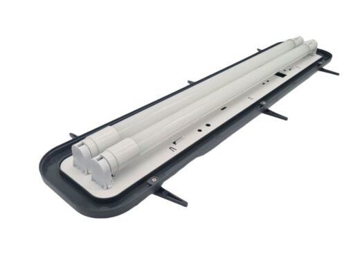 120cm Pro Design double LED TL T8 fixture waterproof dark gray with reflector - Image 4