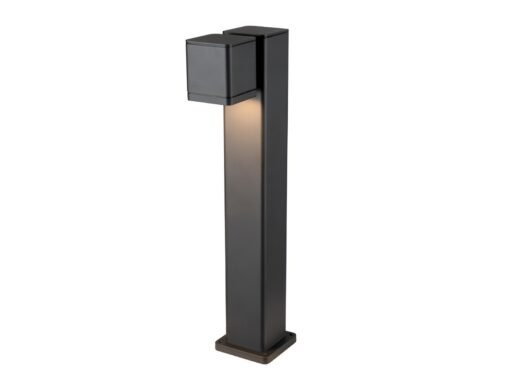 Garden lamp rectangular GU10 fitting sand black rotatable waterproof