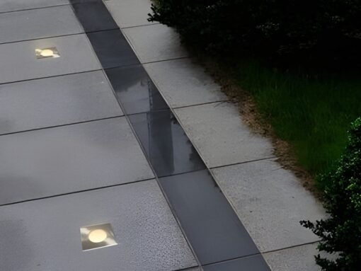 GU10 Ground spotlight square satin nickel - Image 4