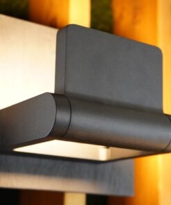 Alternative view of 10W LED Wall Lamp rotatable waterproof sand black