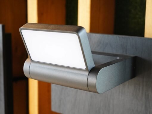 10W LED Wall Lamp rotatable waterproof sand black - Image 3