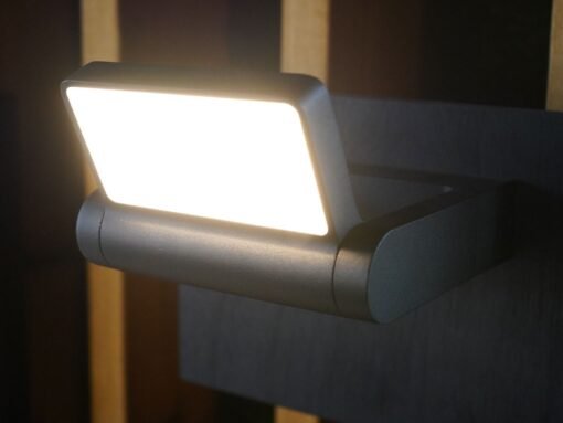 10W LED Wall Lamp rotatable waterproof sand black - Image 4