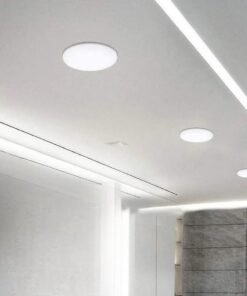 Alternative view of 18W Frameless recessed LED Panel with adjustable clamp system 6000K
