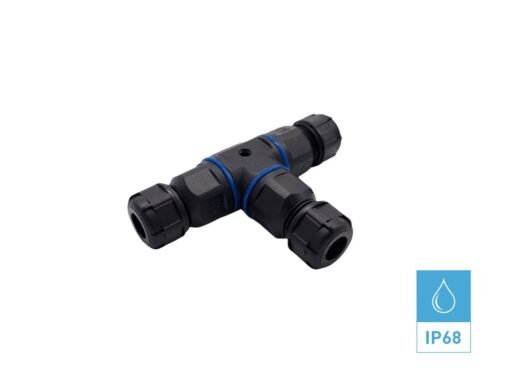 T-form cable connector 3-wire waterproof fire-resistant