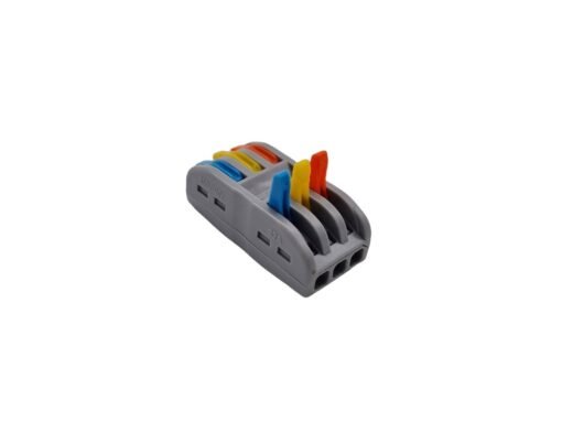 Wire connector connecting clamp 3x3 way colored fire resistant - Image 3