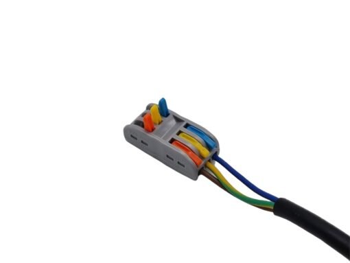 Wire connector connecting clamp 3x3 way colored fire resistant - Image 2