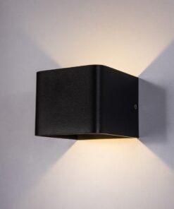 Alternative view of 5W LED sand black Wall lamp Cube