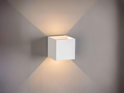 5W LED sand white Wall Lamp Cube
