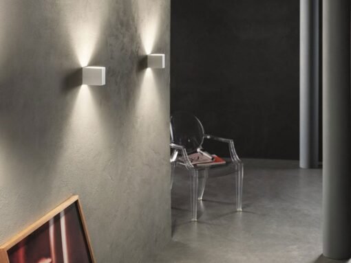 5W LED sand white Wall Lamp Cube - Image 3