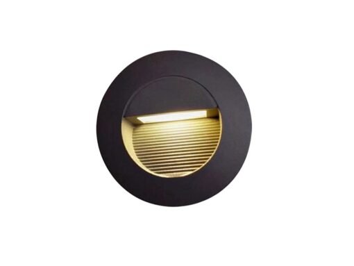 3W COB LED waterproof recessed Wall & Stair lighting sand black