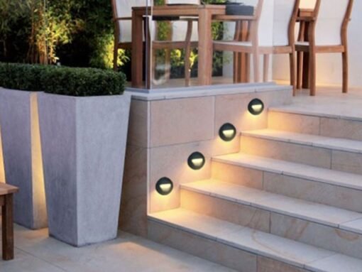 3W COB LED waterproof recessed Wall & Stair lighting sand black - Image 3