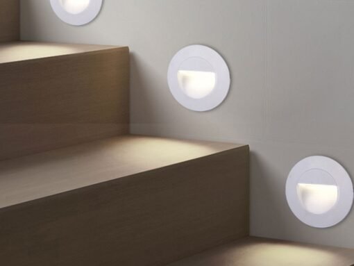 3W COB LED waterproof recessed wall & stair lighting sand white - Image 3